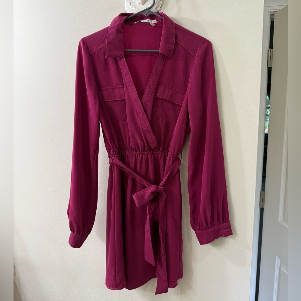 Have vneck Long Sleeve Dress